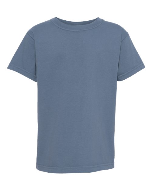 Comfort Colors Youth Garment-Dyed Heavyweight T-Shirt 9018 - Blue Jean