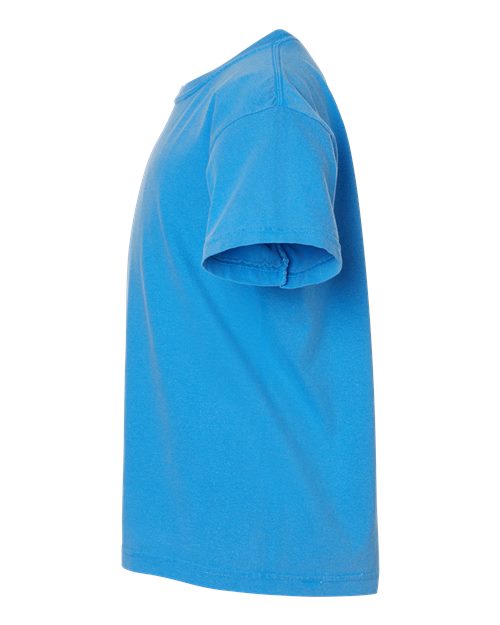 Comfort Colors Youth Garment-Dyed Heavyweight T-Shirt 9018 - Royal Caribe