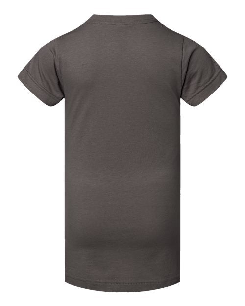 LAT Girls' Fine Jersey Tee 2616 - Charcoal