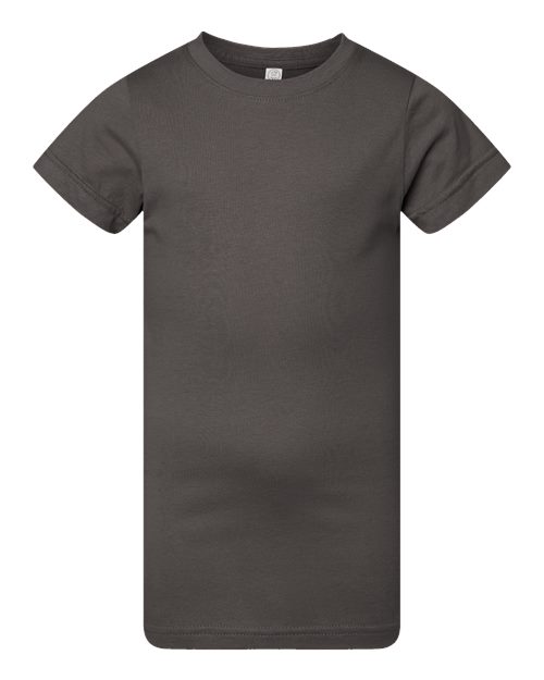 LAT Girls' Fine Jersey Tee 2616 - Charcoal