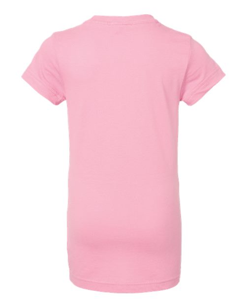 LAT Girls' Fine Jersey Tee 2616 - Pink