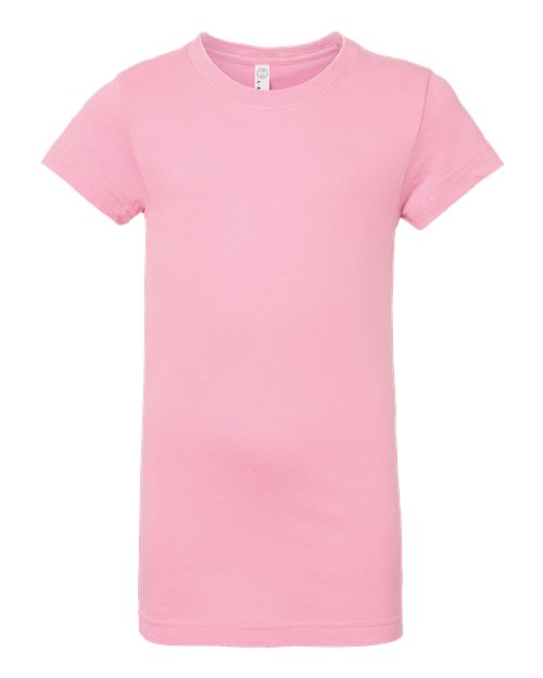 LAT Girls' Fine Jersey Tee 2616 - Pink