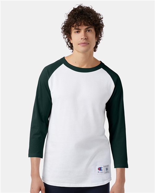 Champion Unisex Raglan Sleeve Baseball T-Shirt T137