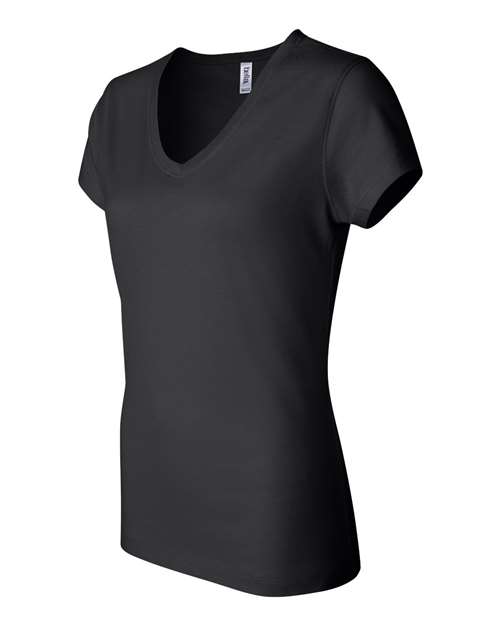 BELLA + CANVAS Women’s Jersey V-Neck Tee 6005