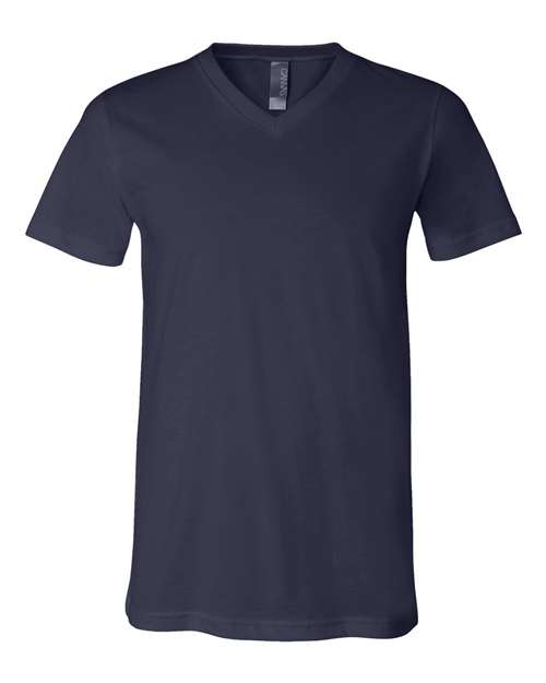BELLA + CANVAS Unisex Jersey V-Neck Tee 3005 - Navy