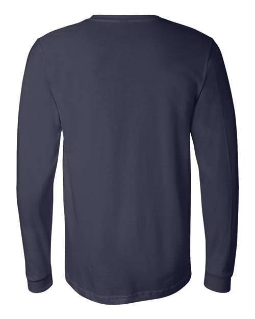 BELLA + CANVAS Unisex Jersey Long Sleeve Tee 3501 - Navy