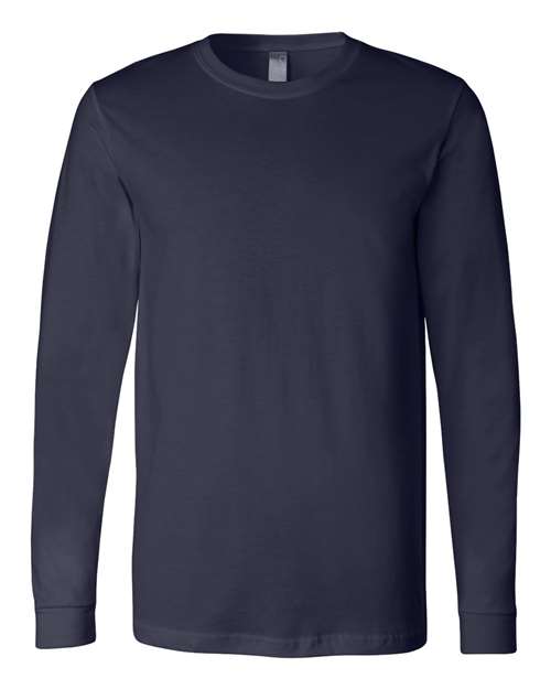 BELLA + CANVAS Unisex Jersey Long Sleeve Tee 3501 - Navy