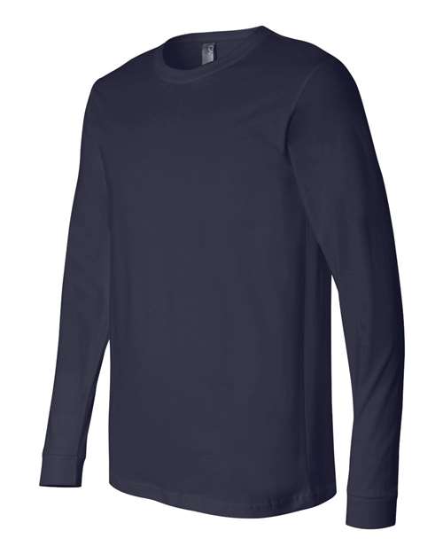 BELLA + CANVAS Unisex Jersey Long Sleeve Tee 3501 - Navy