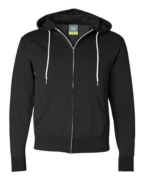 Independent Trading Co. Unisex Lightweight Full-Zip Hooded Sweatshirt AFX90UNZ