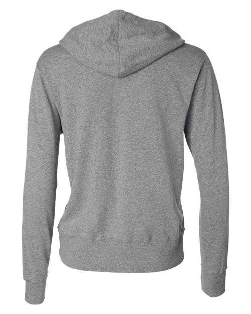 Independent Trading Co. Unisex Heathered French Terry Full-Zip Hooded Sweatshirt PRM90HTZ