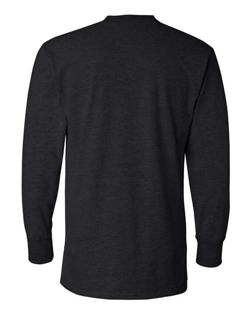 J. America Men's Vintage Brushed Jersey Henley 8244