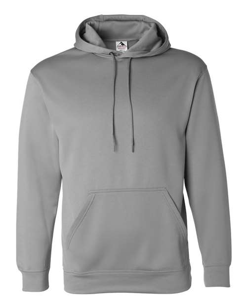 Augusta Sportswear Men's Wicking Fleece Hooded Sweatshirt 5505 - Athletic Grey