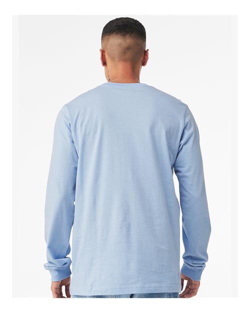 BELLA + CANVAS Unisex Jersey Long Sleeve Tee 3501 - Baby Blue