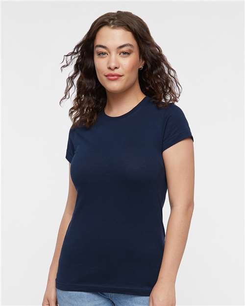 LAT Women's Fitted Fine Jersey Tee 3616