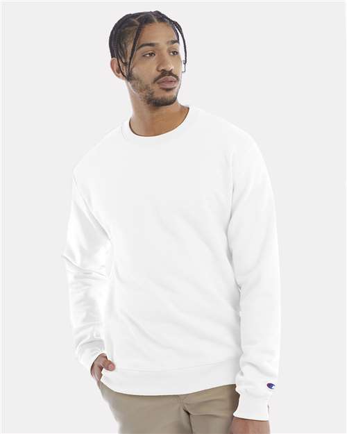 Champion Unisex Powerblend® Crewneck Sweatshirt S600 - White