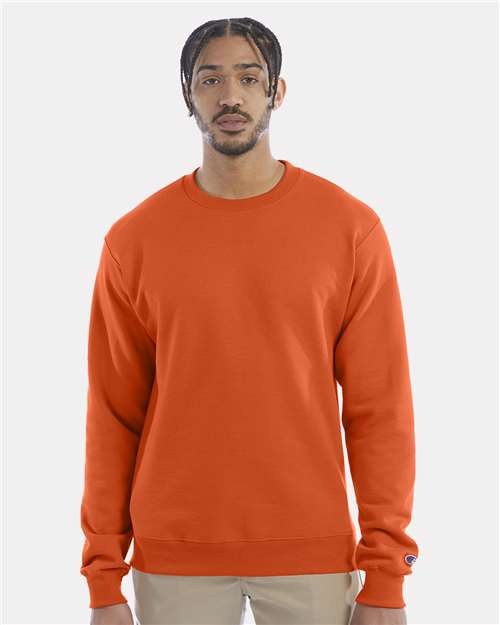 Champion Unisex Powerblend® Crewneck Sweatshirt S600 - Orange