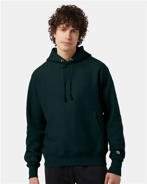 Champion Unisex Reverse Weave® Hooded Sweatshirt S101 - Dark Green