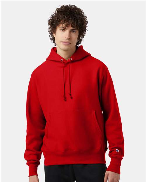Champion Unisex Reverse Weave® Hooded Sweatshirt S101 - Scarlet