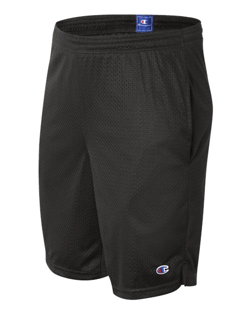 Champion Unisex Polyester Mesh 9" Shorts with Pockets S162