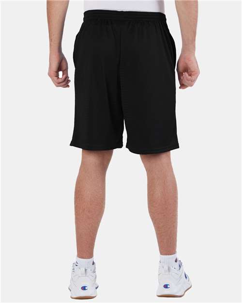Champion Unisex Polyester Mesh 9" Shorts with Pockets S162