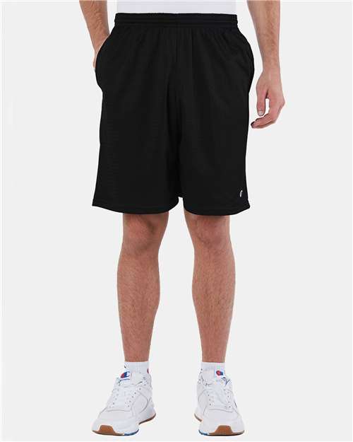 Champion Unisex Polyester Mesh 9" Shorts with Pockets S162