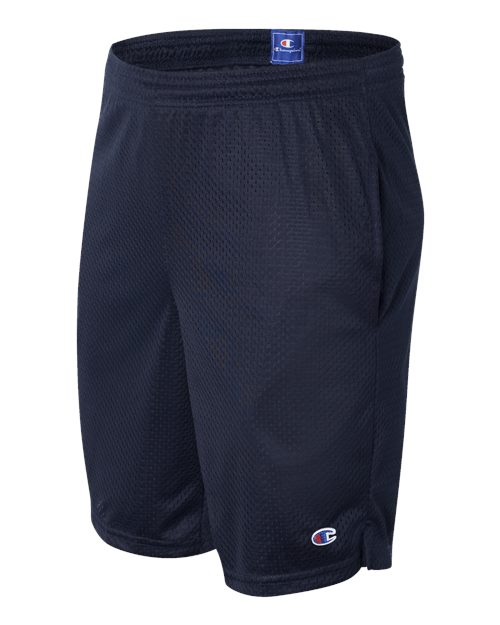 Champion Unisex Polyester Mesh 9" Shorts with Pockets S162