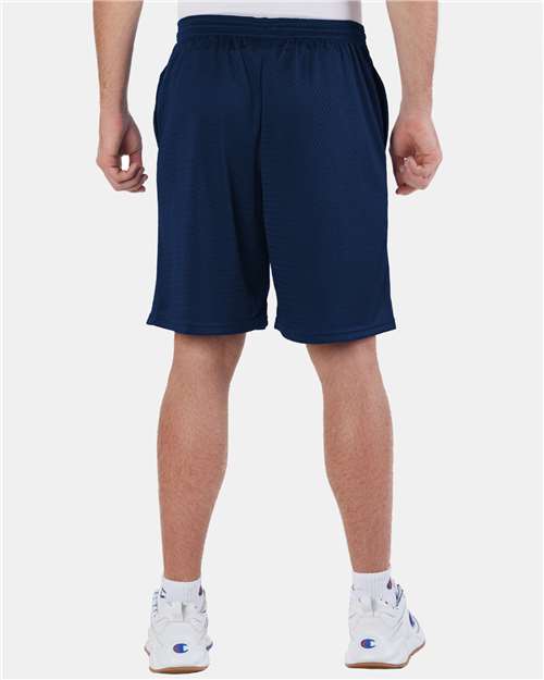 Champion Unisex Polyester Mesh 9" Shorts with Pockets S162