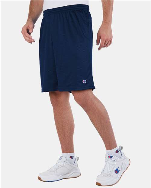 Champion Unisex Polyester Mesh 9" Shorts with Pockets S162
