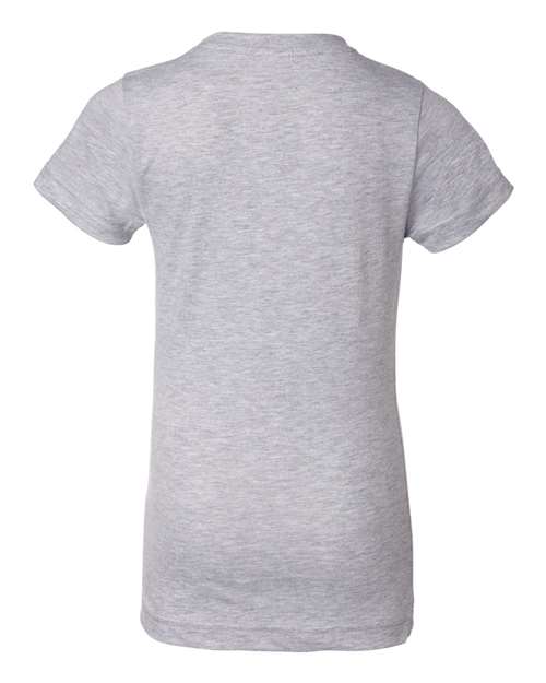 LAT Girls' Fine Jersey Tee 2616 - Heather