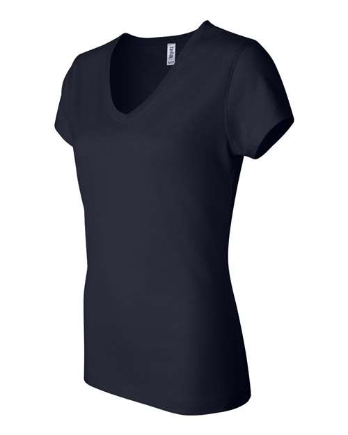 BELLA + CANVAS Women’s Jersey V-Neck Tee 6005