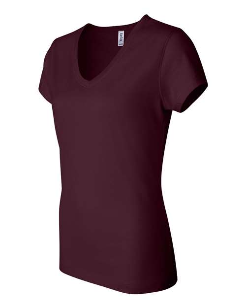 BELLA + CANVAS Women’s Jersey V-Neck Tee 6005