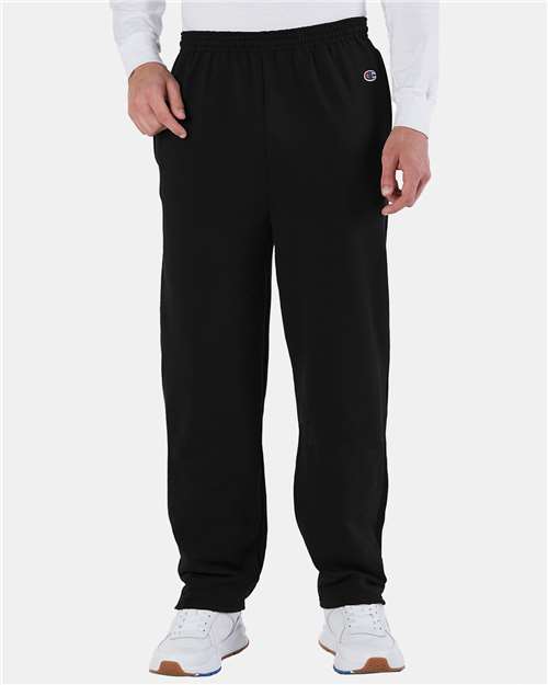 Champion Men's Powerblend® Open-Bottom Sweatpants with Pockets P800