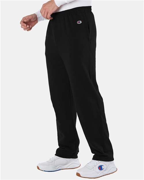 Champion Men's Powerblend® Open-Bottom Sweatpants with Pockets P800