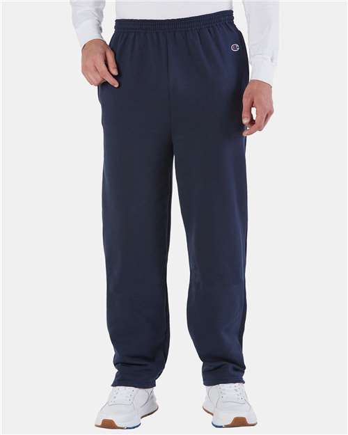 Champion Men's Powerblend® Open-Bottom Sweatpants with Pockets P800