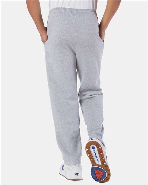 Champion Men's Powerblend® Open-Bottom Sweatpants with Pockets P800