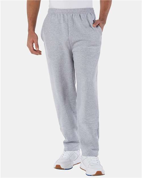 Champion Men's Powerblend® Open-Bottom Sweatpants with Pockets P800