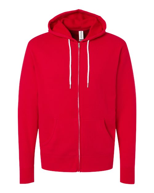 Independent Trading Co. Unisex Lightweight Full-Zip Hooded Sweatshirt AFX90UNZ