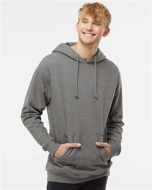 Independent Trading Co. Unisex Heavyweight Hooded Sweatshirt IND4000 - Gunmetal Heather