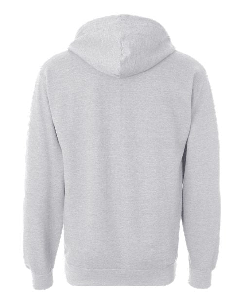 Independent Trading Co. Unisex Midweight Hooded Sweatshirt SS4500 - Grey Heather