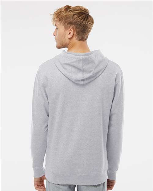 Independent Trading Co. Unisex Midweight Hooded Sweatshirt SS4500 - Grey Heather