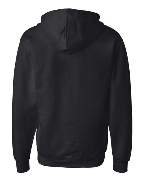 Independent Trading Co. Unisex Midweight Full-Zip Hooded Sweatshirt SS4500Z - Black