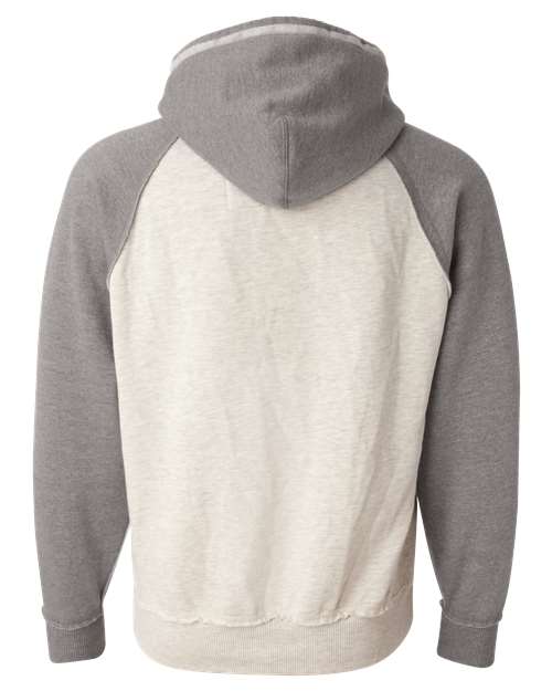 J. America Men's Vintage Heather Hooded Sweatshirt 8885