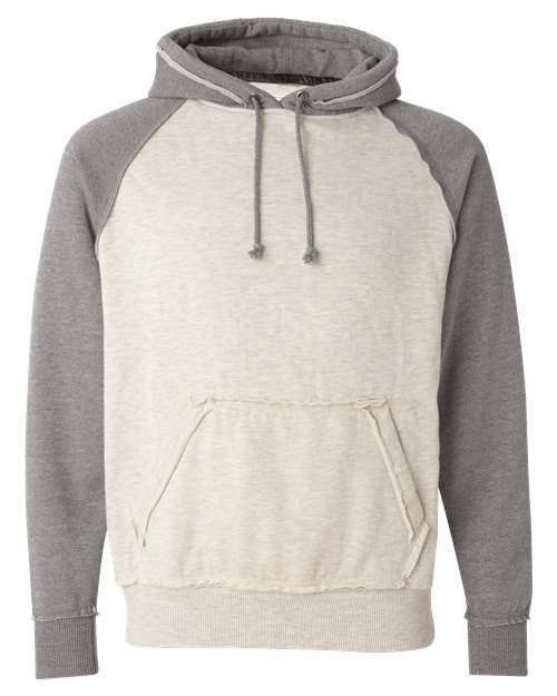 J. America Men's Vintage Heather Hooded Sweatshirt 8885