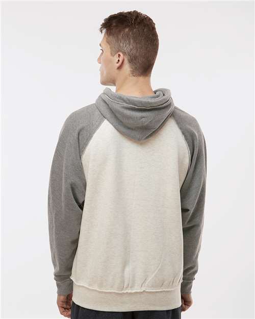 J. America Men's Vintage Heather Hooded Sweatshirt 8885