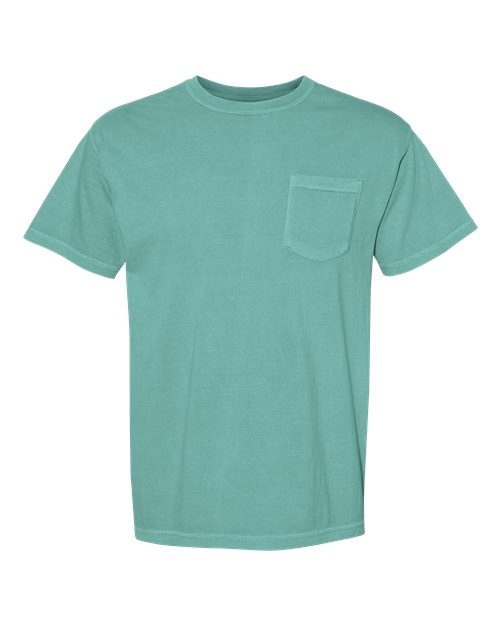 Comfort Colors Unisex Garment-Dyed Heavyweight Pocket T-Shirt 6030 - Seafoam