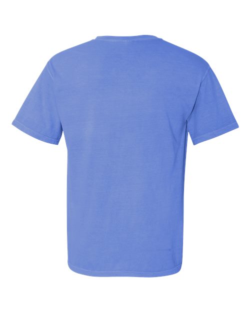 Comfort Colors Unisex Garment-Dyed Heavyweight Pocket T-Shirt 6030 - Flo Blue