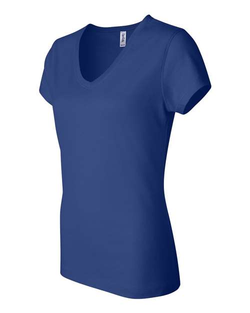 BELLA + CANVAS Women’s Jersey V-Neck Tee 6005