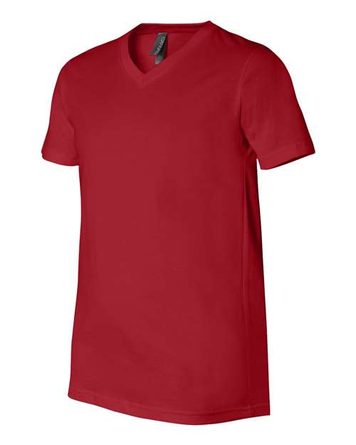BELLA + CANVAS Unisex Jersey V-Neck Tee 3005 - Canvas Red