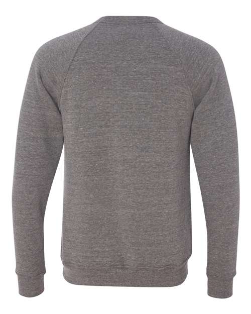 BELLA + CANVAS Unisex Sponge Fleece Raglan Crewneck Sweatshirt 3901 - Grey Triblend