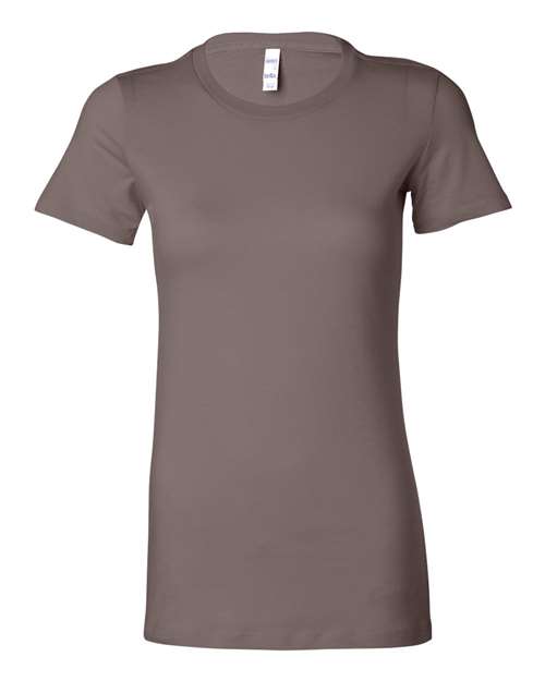 BELLA + CANVAS Women's Slim Fit Tee 6004 - Pebble Brown